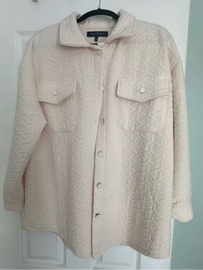 Simply Southern Cream Quilted Shacket